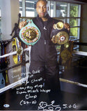 Andre Ward Authentic Autographed Signed 16x20 Photo With Stats Beckett V61292