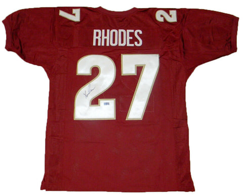 XAVIER RHODES AUTOGRAPHED SIGNED FLORIDA STATE SEMINOLES #27 JERSEY COA