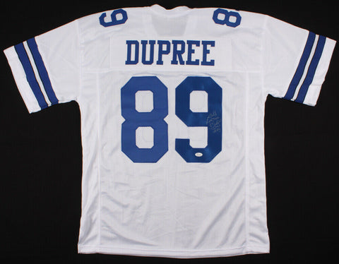 Billy Joe DuPree Signed Dallas Jersey Inscribed " Cowboys " & "SB XII" (JSA COA)