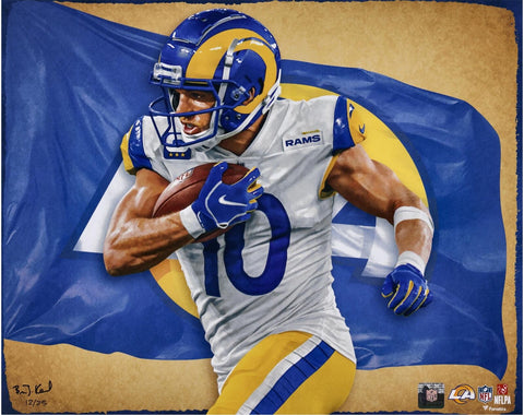 Cooper Kupp Rams 16x20 Photo Print-Designed and Signed/Brian Konnick-LE 62