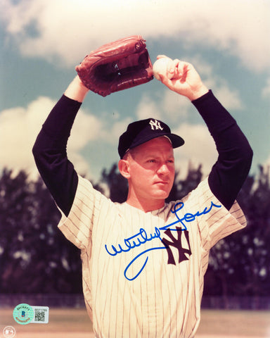 Yankees Whitey Ford Authentic Signed 8x10 Photo Autographed BAS #BD71789
