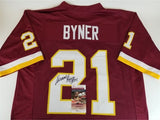 Earnest Byner Signed Washington Redskins Jersey (JSA COA) 2xSuper Bowl Champion