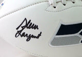 Steve Largent Signed Seattle Seahawks Logo Football w/HOF- Beckett W Auth *Split