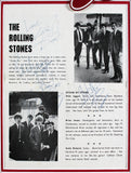 Rolling Stones (5) Jagger, Richards, Wyman +2 Signed & Framed 8.5x11 Program JSA