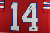 STEFON DIGGS (Bills red TOWER) Signed Autographed Framed Jersey Beckett