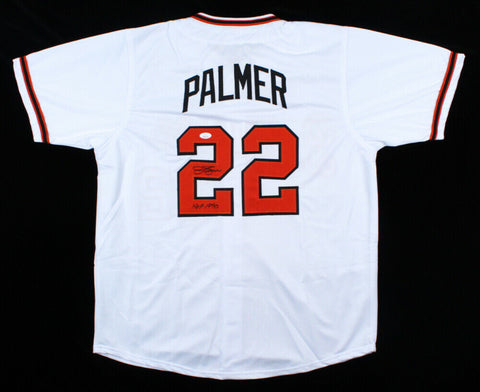 Jim Palmer Signed Baltimore Orioles White Home Jersey Inscribed HOF 90 (JSA COA)