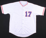Mark Grace Signed Chicago Cubs Throwback Jersey (JSA) World Series champ 2001