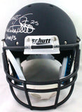 Rocket Ismail Autographed Notre Dame Blue Alternate FS Helmet blue mask- Beckett