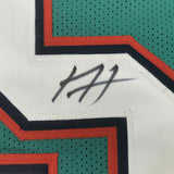 Autographed/Signed XAVIEN HOWARD Miami Teal Football Jersey PSA/DNA COA Auto