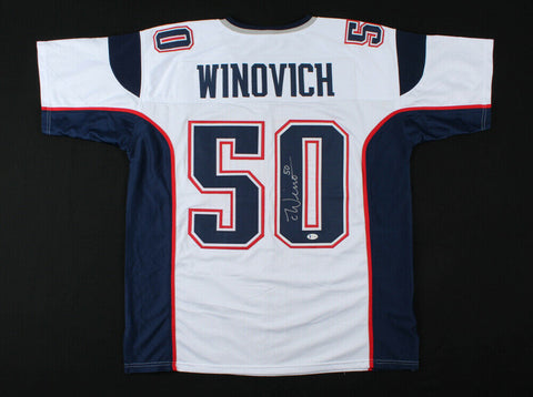 Rob Ninkovich Signed New England Patriots Jersey (Beckett COA)2xSuperBowl Champ