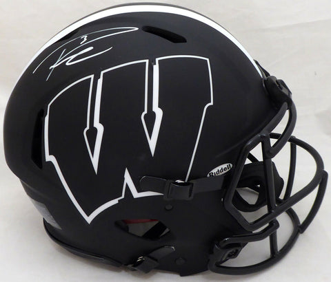 RUSSELL WILSON AUTOGRAPHED WISCONSIN ECLIPSE FULL SIZE AUTH HELMET BECKETT 18236