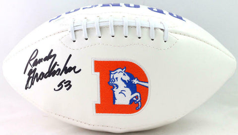 Randy Gradishar Autographed Denver Broncos Logo Football - JSA W Auth *Black