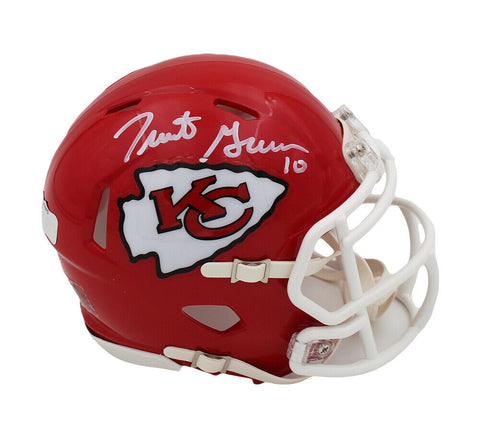 Trent Green Signed Kansas City Chiefs Speed NFL Mini Helmet