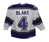 Rob Blake Autographed Los Angeles Kings White Replica Jersey Beckett 35806