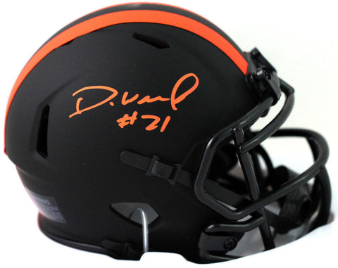 Denzel Ward Autographed Cleveland Browns Eclipse Speed Mini Helmet - JSA W Auth