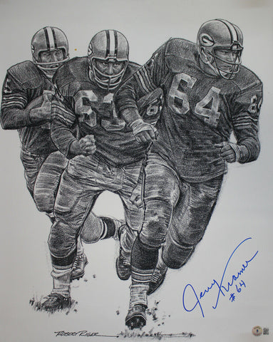 Jerry Kramer Autographed Green Bay Packers 16x20 Photo Beckett BAS 33430