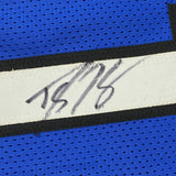 FRAMED Autographed/Signed DWIGHT HOWARD 33x42 Orlando Blue Jersey JSA COA Auto