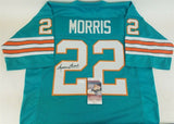 Mercury Morris Signed Miami Dolphins Custom Jersey (JSA COA) 1972 Phins