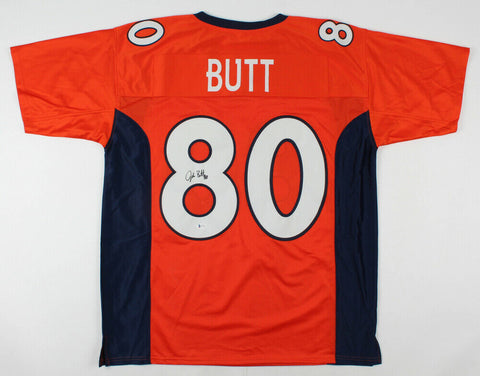 Jake Butt Signed Broncos Jersey (Beckett COA) Denver's 5th Rnd Pk 2017 NFL Draft