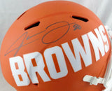 Jarvis Landry Autographed Cleveland Browns F/S AMP Speed Helmet- JSA W Auth *Blk