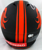Terrell Davis Signed Broncos Authentic Eclipse Speed Helmet w HOF- Beckett W*Sil