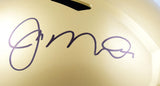Joe Montana Autographed Notre Dame F/S Speed Helmet - Fanatics *Black