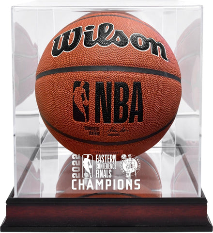 Boston Celtics 2022 Eastern Conference Finals Champs Mahogany Display Case