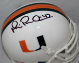 Michael Irvin Autographed Miami Hurricanes Schutt Mini Helmet- JSA W Auth