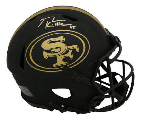 George Kittle Signed San Francisco 49ers Authentic Eclipse Speed Helmet BAS