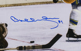 Bobby Orr Signed Framed Bruins 16x20 Flying Goal Color Photo GNR+BAS