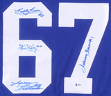 Maple Leafs Stanley Cup Jersey Signed By Kelly,Baun, Bower,& Hillman Beckett LOA