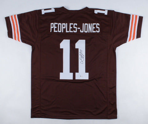 Donovan Peoples-Jones Signed Cleveland Browns Jersey (Beckett COA) 2020 Pick W.R