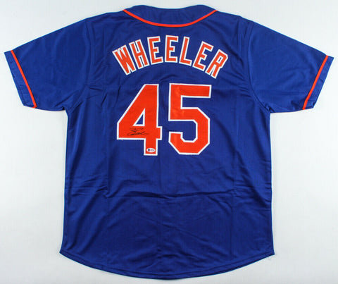 Zack Wheeler Signed New York Mets Jersey (Beckett COA) Current Phillies Starter
