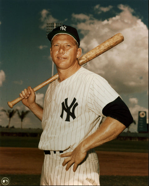 Yankees Mickey Mantle 8x10 PhotoFile Bat On Shoulder In One Hand Photo –  Super Sports Center