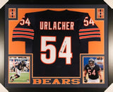 Brian Urlacher Signed Chicago Bears 35x43 Custom Framed Jersey (JSA) 2018 HOF