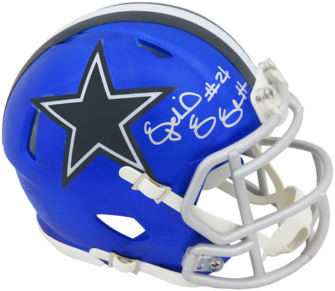 Ezekiel Elliott Signed Dallas Cowboys FLASH Riddell Speed Mini Helmet - (SS COA)