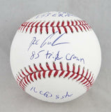 Doc Gooden Autographed Rawlings OML Baseball w/ STAT 1 Insc - JSA W Auth *Blue
