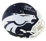 Terrell Davis Signed Denver Broncos Speed AMP Authentic NFL Helmet