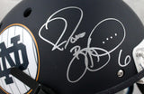 Jerome Bettis Autographed F/S Notre Dame Schutt Helmet-Beckett W Hologram