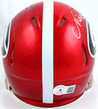 Nick Chubb Autographed Georgia Bulldogs Flash Speed Mini Helmet-Beckett W Holo