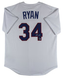 Rangers Nolan Ryan Authentic Signed White Nike Jersey Autographed BAS