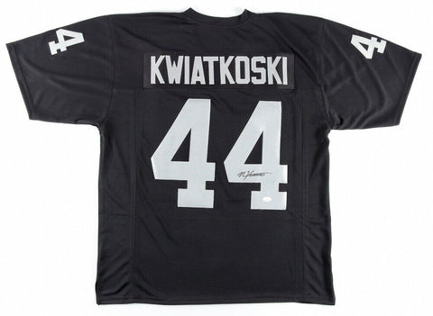 Nick Kwiatkoski Signed Oakland Raiders Jersey (JSA COA) Ex West Virginia L.B.