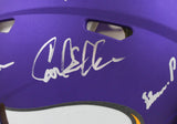 Purple People Eaters Signed Vikings F/S Speed Authentic Helmet-BeckettW Hologram