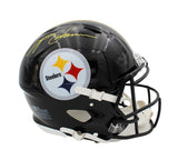 Lynn Swann Signed Pittsburgh Steelers Speed Authentic Black NFL Helmet