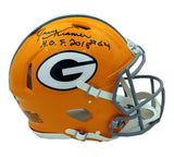 Jerry Kramer Signed Green Bay Packers Speed Authentic Throwback NFL Helmet w- In