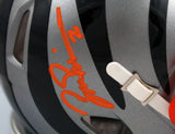 Boomer Esiason Signed Bengals Flash Speed Mini Helmet-Beckett W Hologram *Orange