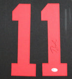 BRANDON AIYUK (49ers black TOWER) Signed Autographed Framed Jersey Beckett