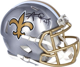 Alvin Kamara New Orleans Saints Signed Riddell Flash Speed Mini Helmet