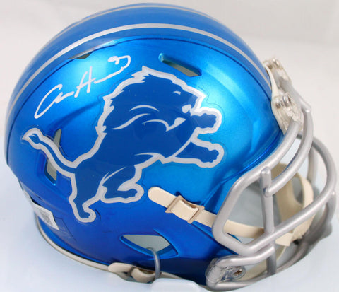 Aidan Hutchinson Signed Detroit Lions Flash Speed Mini Helmet-Beckett W Hologram