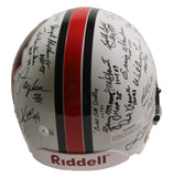 NFL HALL OF FAMERS Multi-Autographed/Inscribed HOF Logo Full Size Helmet BECKETT